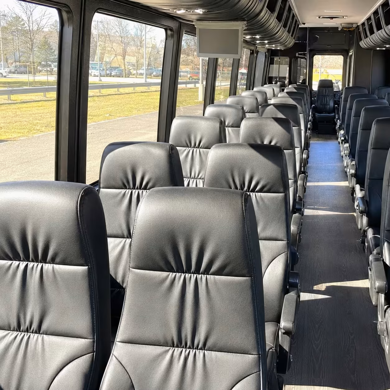 25 passenger minibus interior