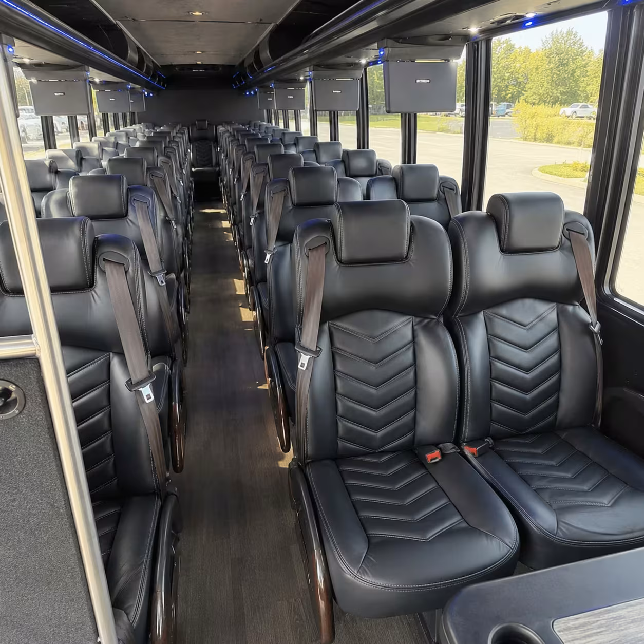 35 passenger minibus interior