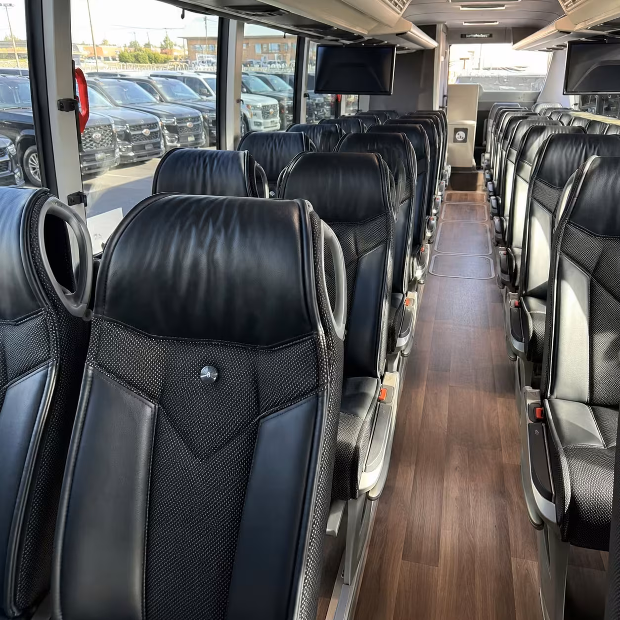 beaumont charter bus interior