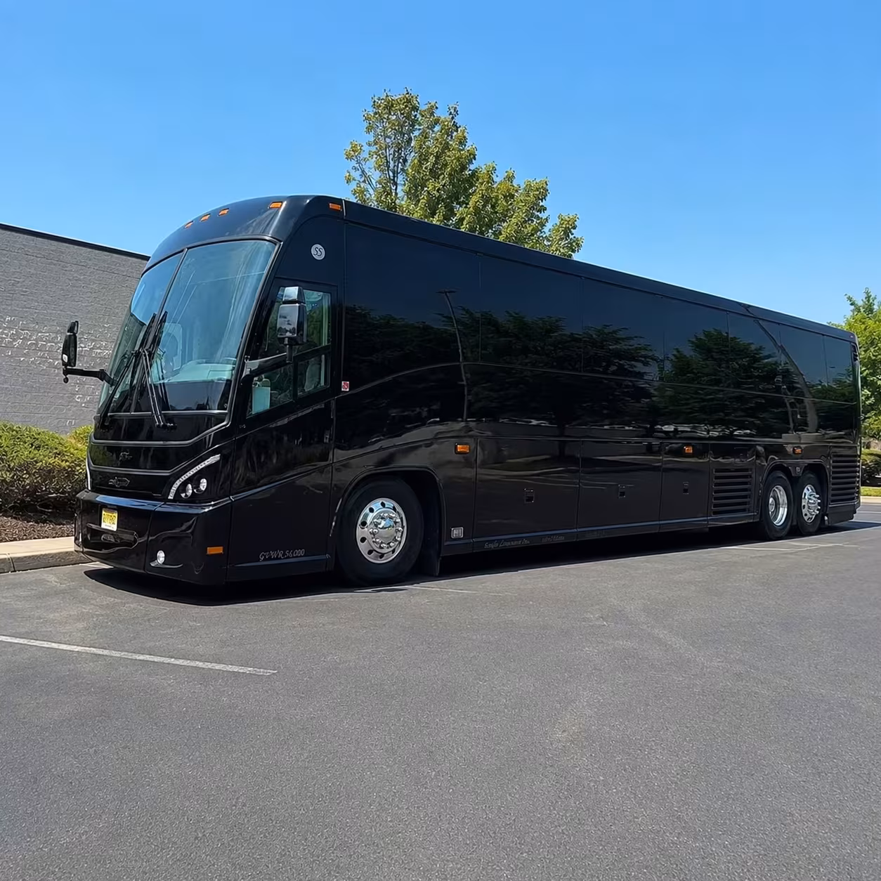 beaumont charter bus rental exterior