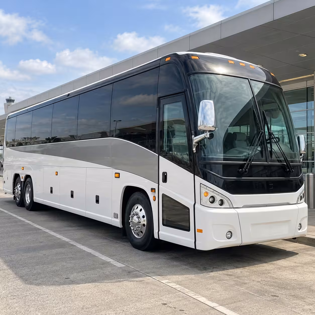 beaumont wedding charter bus rentals for airport guests