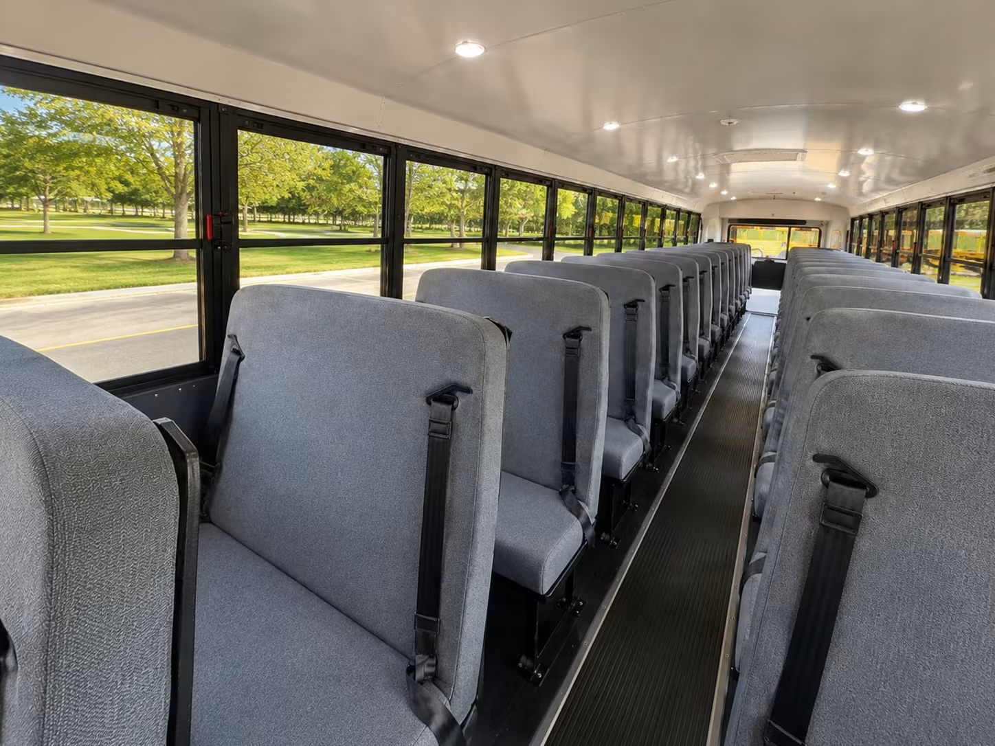 school bus interior