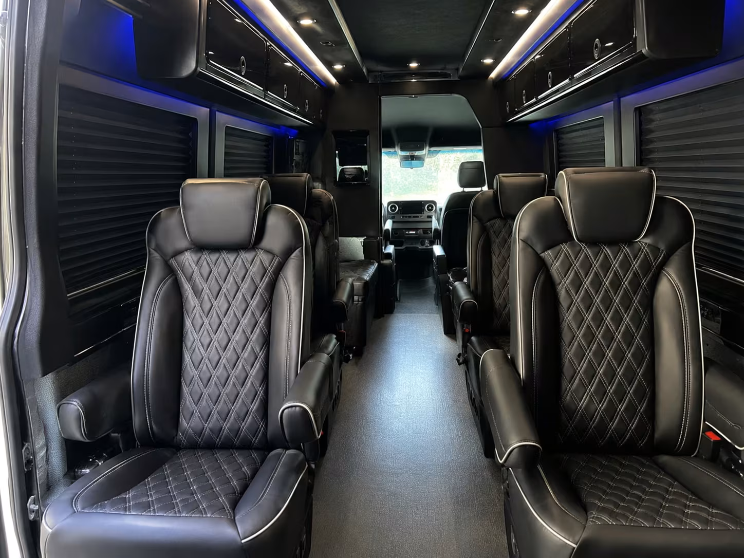 sprinter van with driver interior
