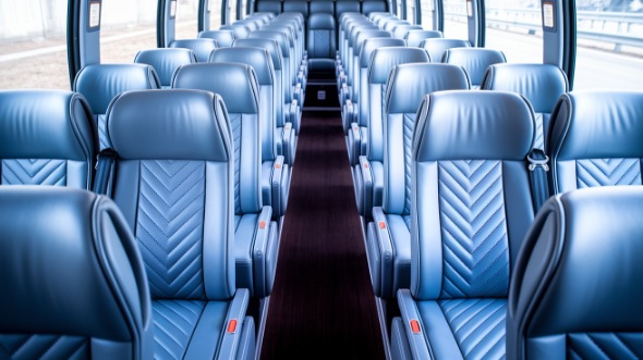 56 passenger charter bus interior beaumont