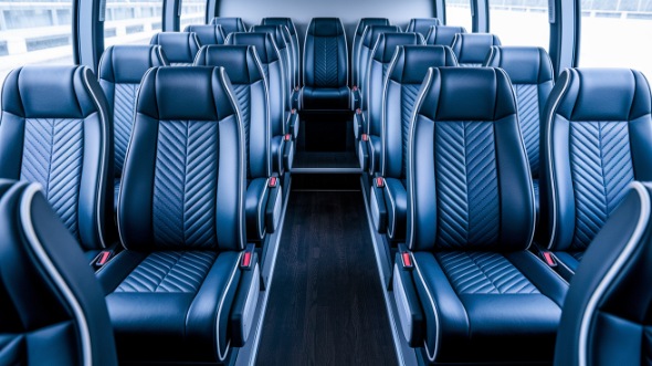 beaumont 15 passenger minibus inside