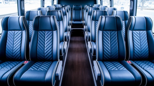 beaumont 25 passenger minibus inside