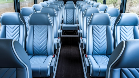 beaumont 28 passenger minibus inside