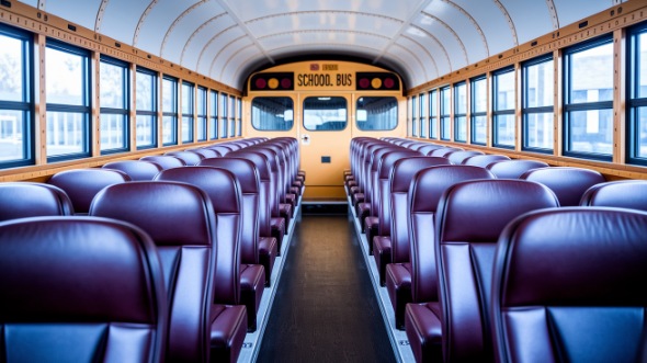 beaumont school bus rental inside